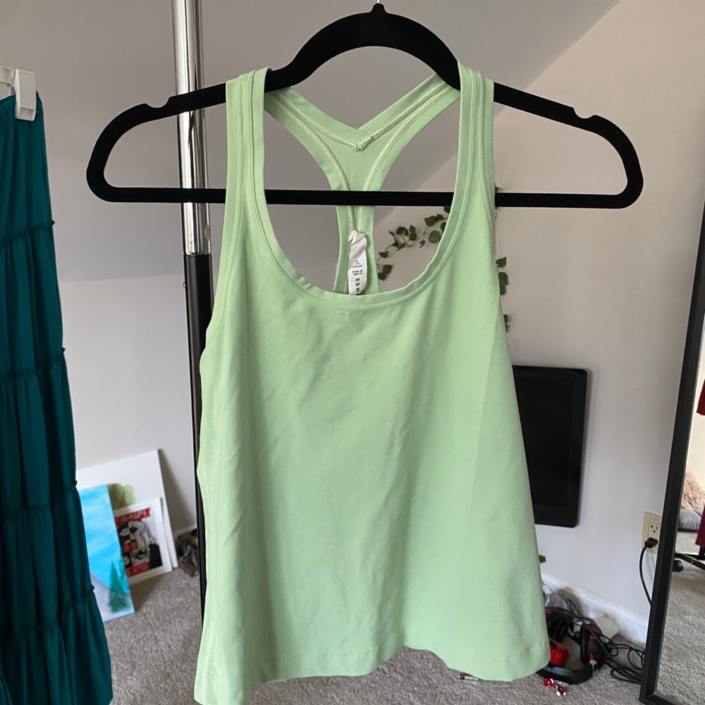 Green Lululemon Cool Racerback Tank Top
Nulu